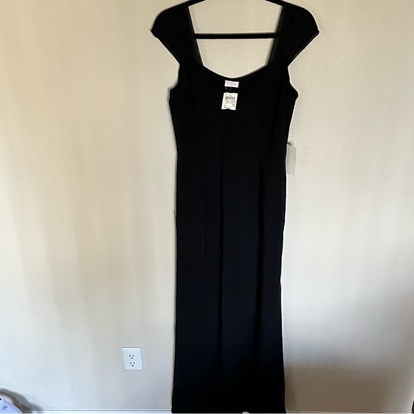 Valentino Black Long Gown Sz S-M - Picture 2 of 7